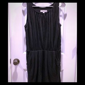 Loft Black Knee Length Romper